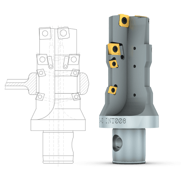 Vollbohren, Vorschlichten und 2 x Fasen des kleinen Auges an einem Pleuel