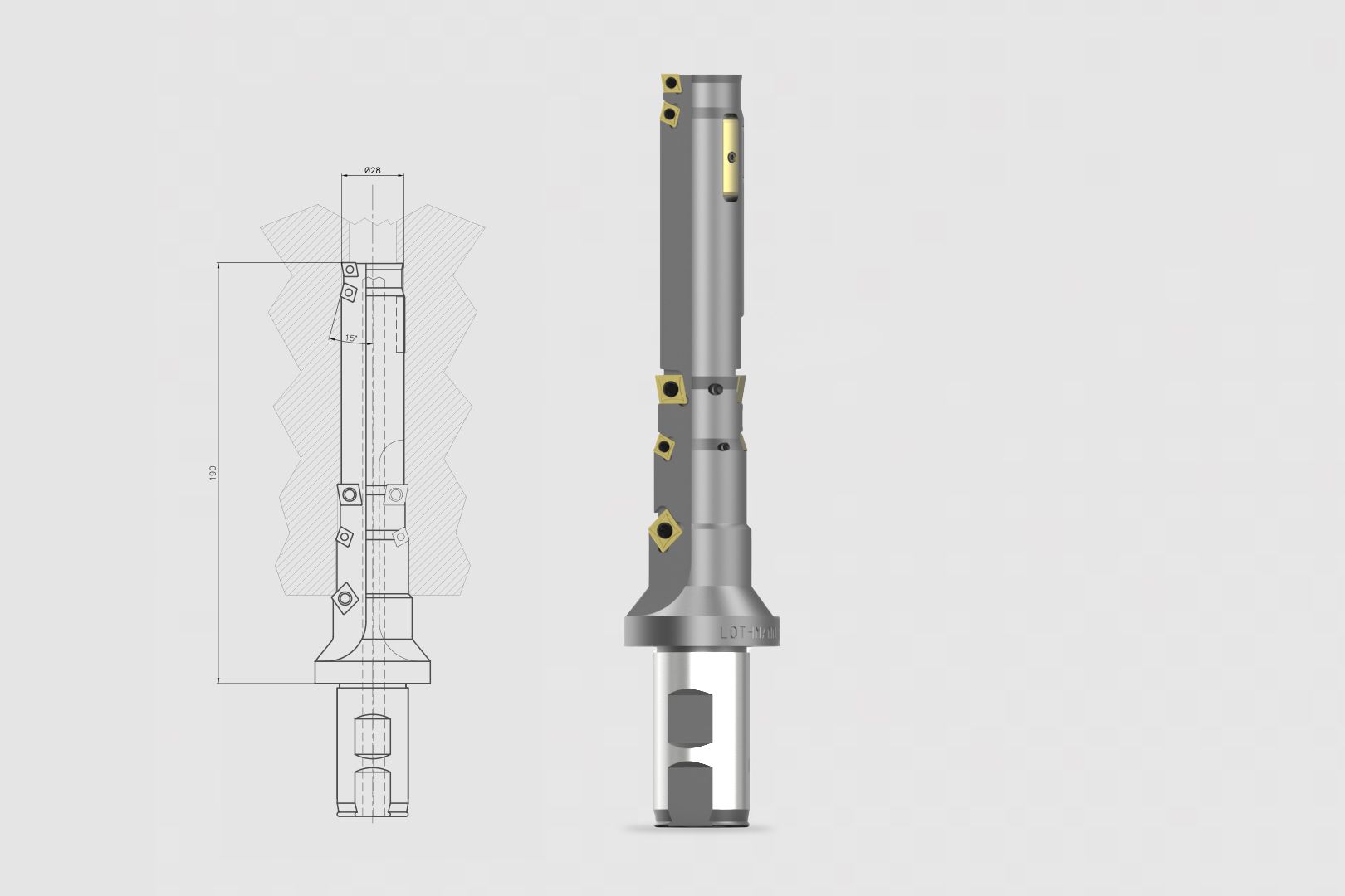WZ with guide rails